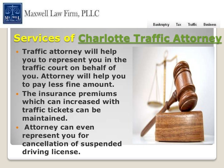 Charlotte traffic attorney services