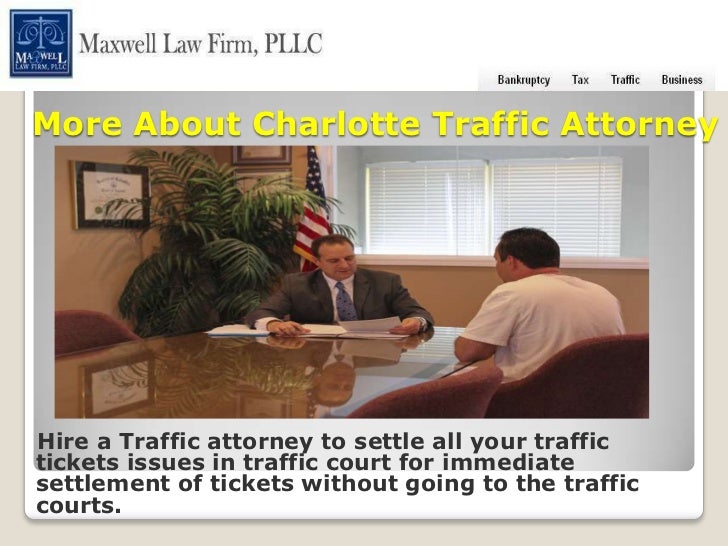 Charlotte traffic attorney services