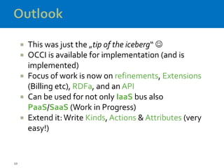 Charlton Barreto - The OGF | Open Cloud Computing Interface | PDF