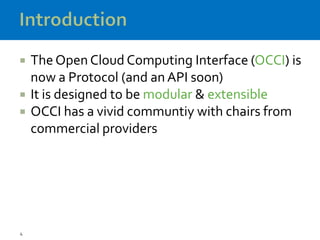 Charlton Barreto - The OGF | Open Cloud Computing Interface | PDF