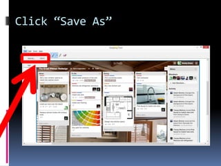 Click “Save As”
 
