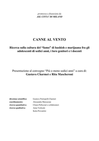 Lettera a un figlio che fuma canne