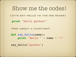 Charming python | PPT