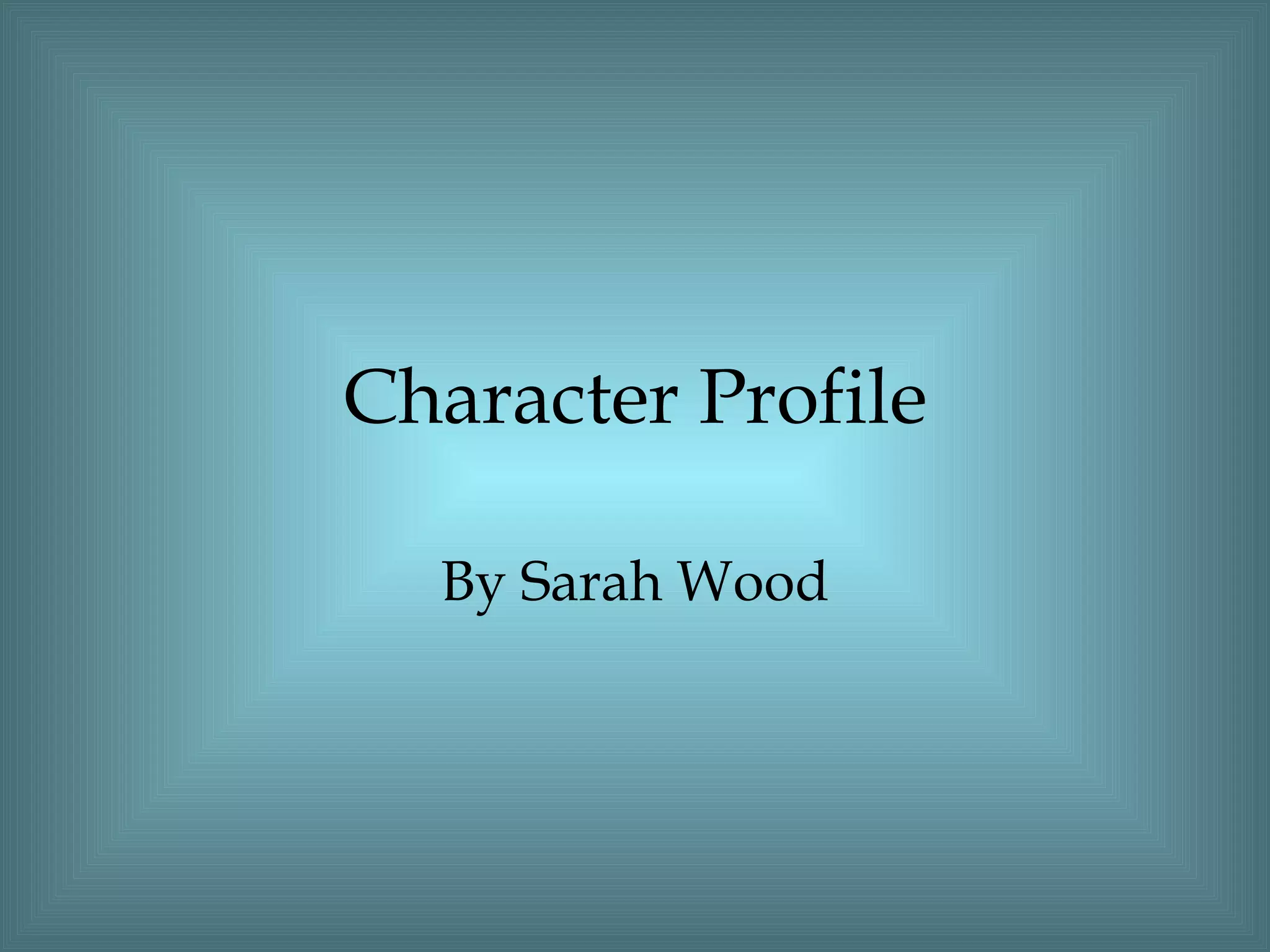 character-profile-ppt