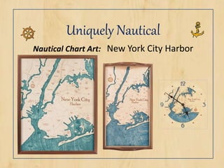 Uniquely Nautical
Nautical Chart Art: New York City Harbor
 