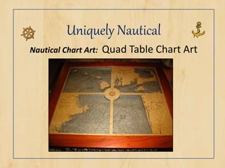 Uniquely Nautical
Nautical Chart Art: Quad Table Chart Art
 
