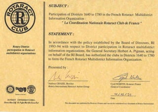 Charte de la Coordination Nationale Rotaract France