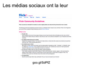 Les médias sociaux ont la leur




             goo.gl/SdPfZ
 