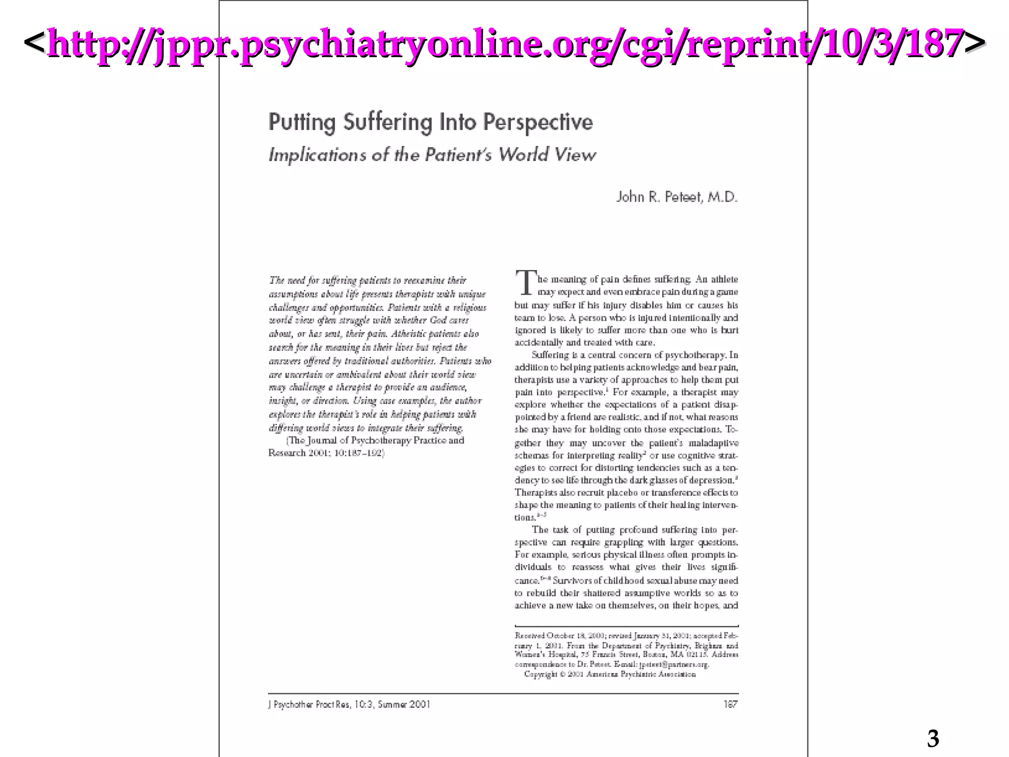 < http://jppr.psychiatryonline.org/cgi/reprint/10/3/187 > 