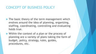 CHARTER 1 EVOLUTION OF BUSINESS POLICY AND STRATEGY (1).pptx