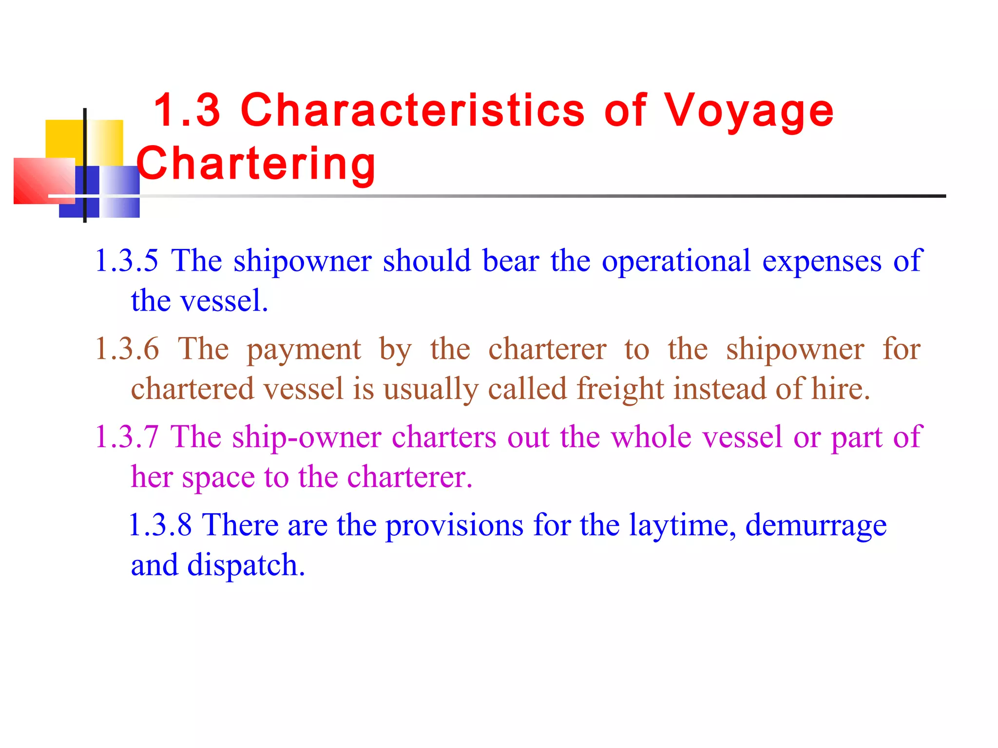 Chartering | PPT