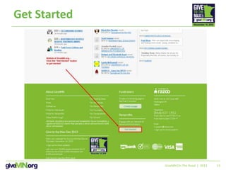15
Get Started
GiveMN On The Road | 2013
 
