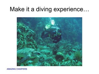 Make it a diving experience… 
