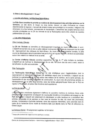 Projet Charte tertiaire