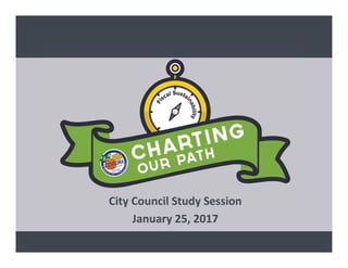City Council Study Session
January 25, 2017
 
