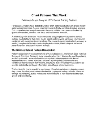 The Best Trading Chart Patterns That Work PDF | PDF