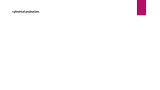 cylindrical projections
 