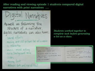 They may also have ....