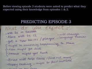 A critical task for the students was the discussion around the differences they noticed as a reader of print and digital texts.