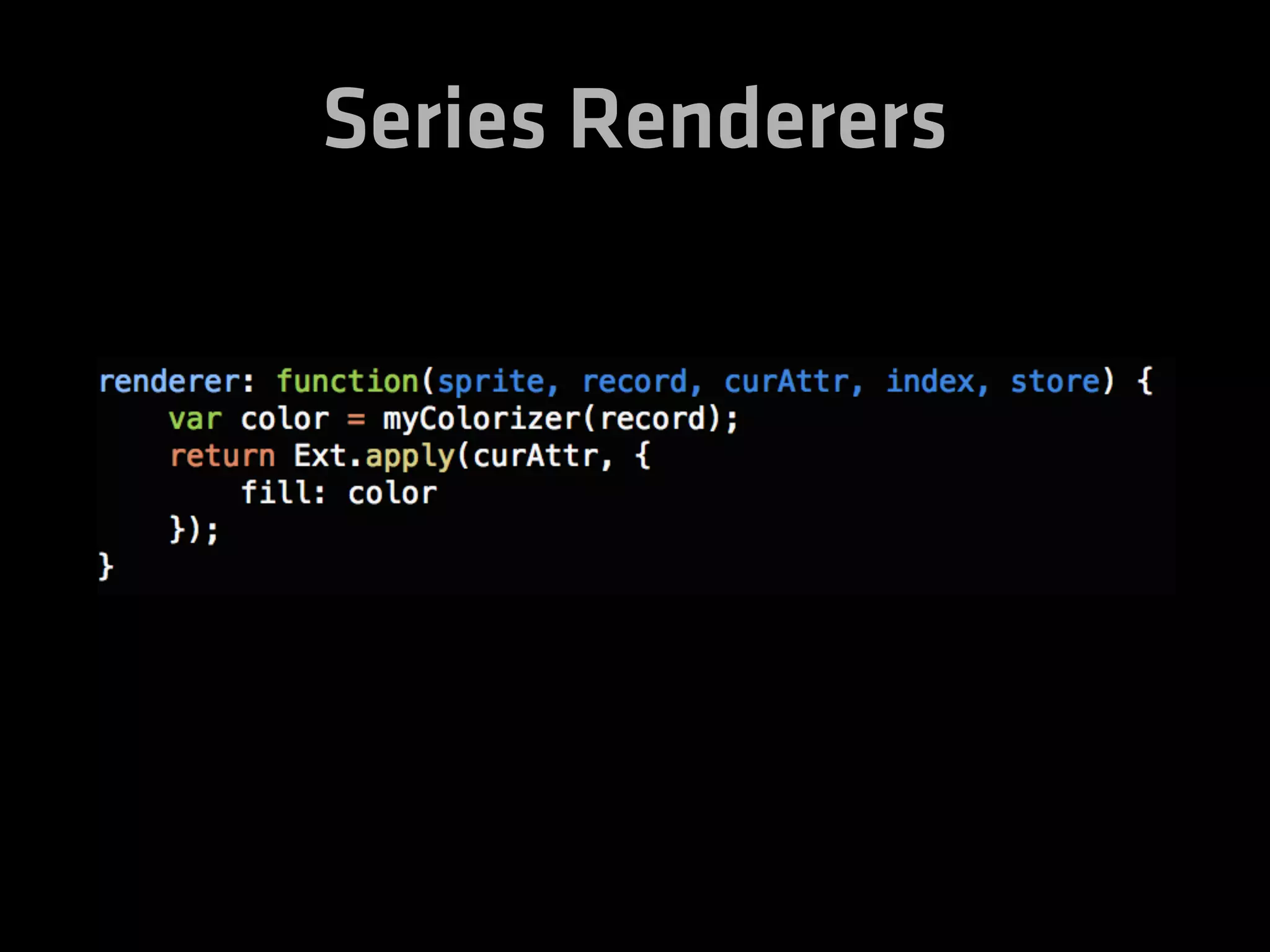 Series Renderers
 
