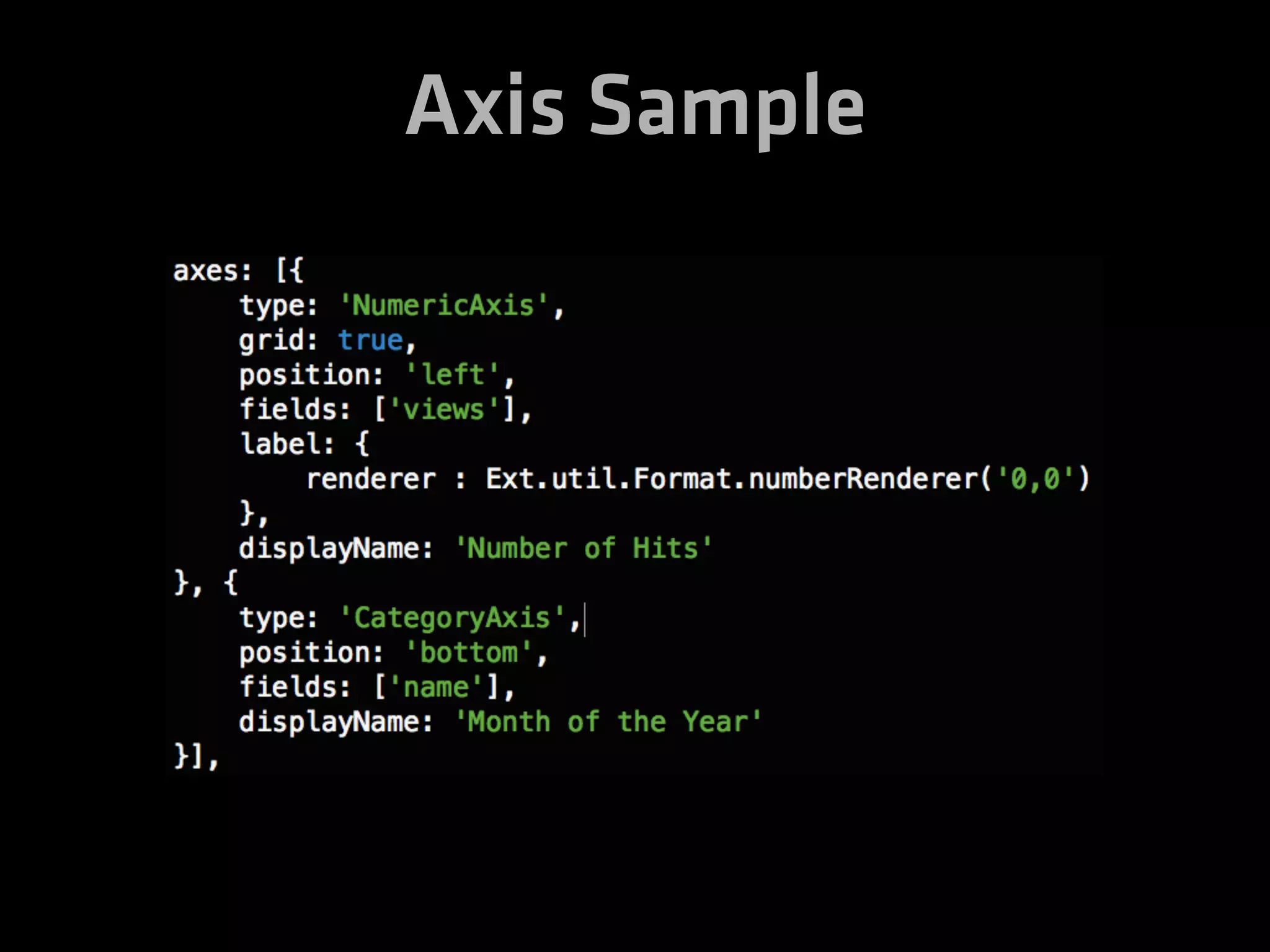 Axis Sample
 