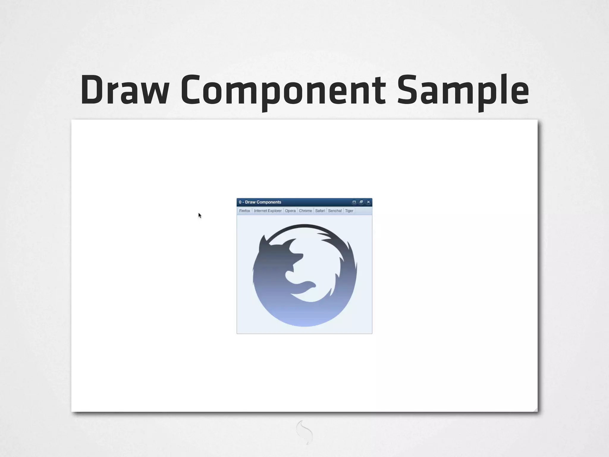 Draw Component Sample
 