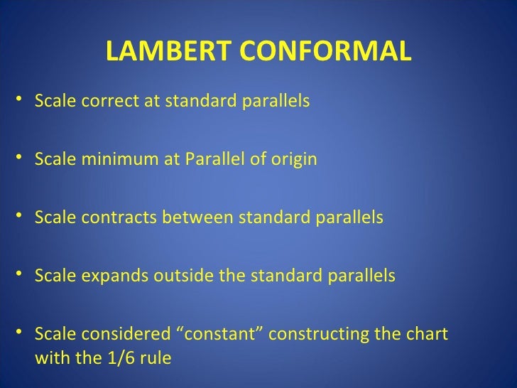 Lambert Conformal Chart