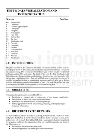 UNIT III - DATA VISUALIZATION AND DASHBOARD DESIGN | PDF