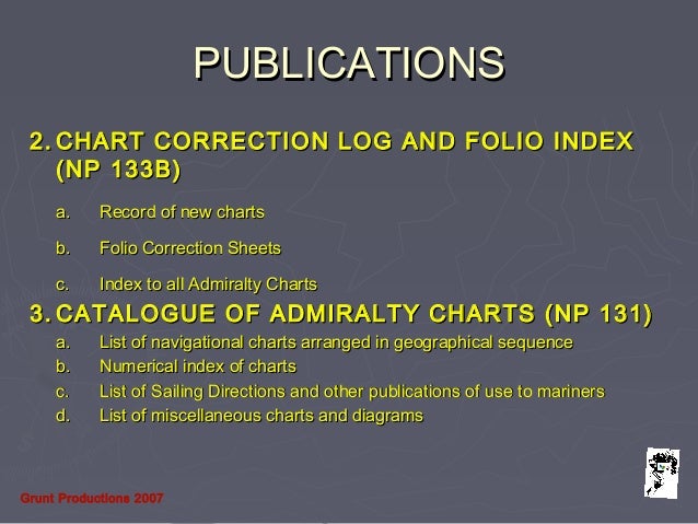 Np133a Chart Correction Log