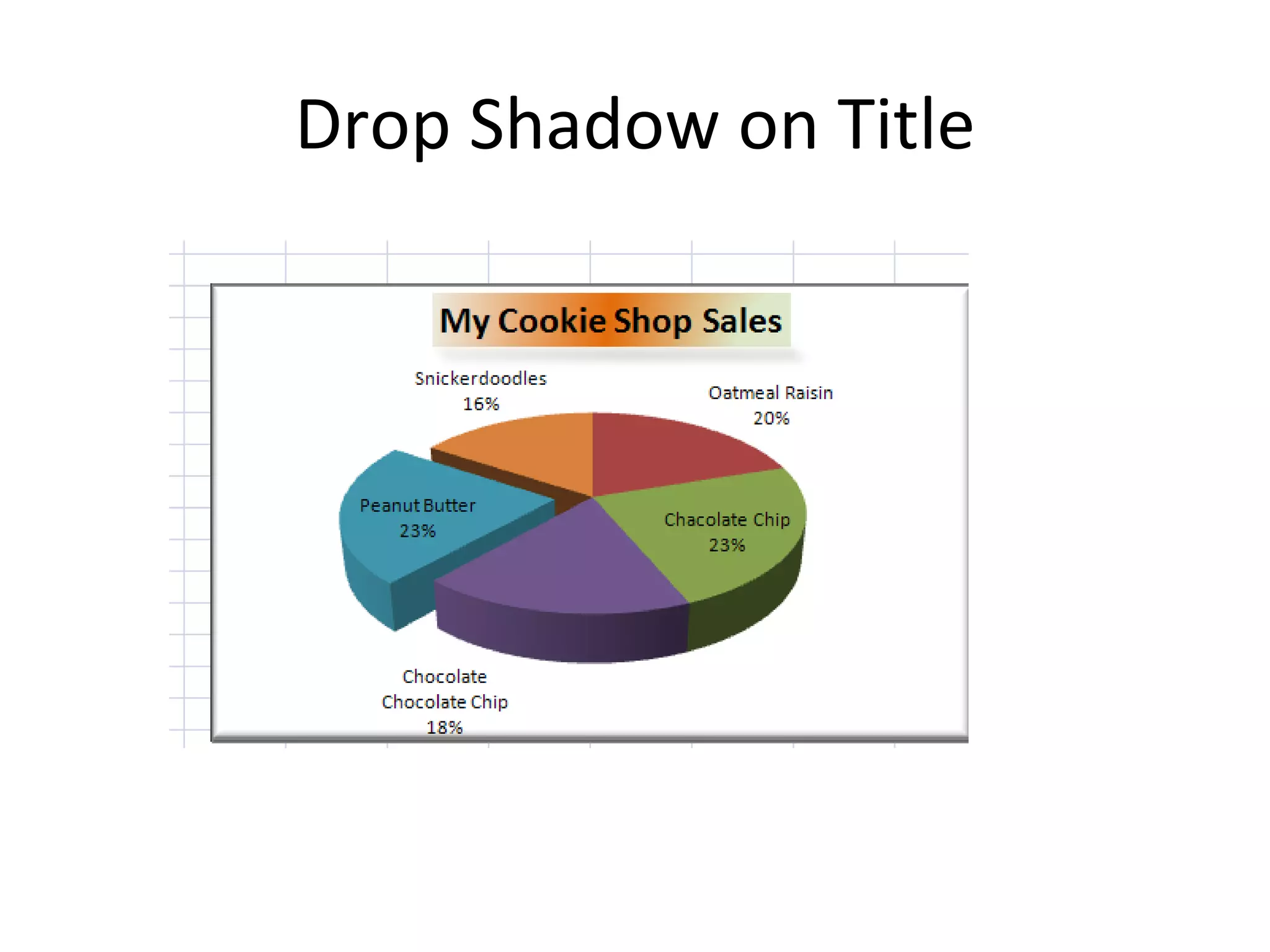 Drop Shadow on Title 