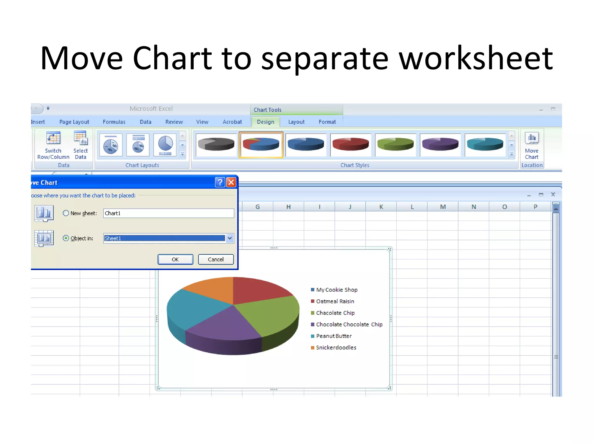 Move Chart to separate worksheet 