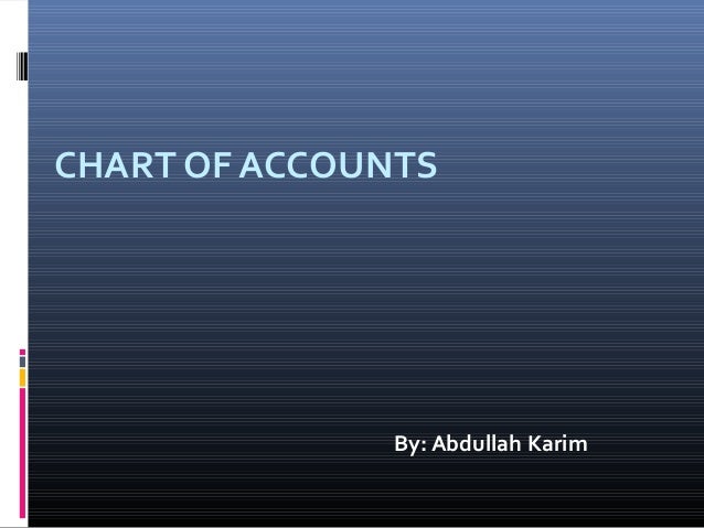 Featured image of post Charts Of Accounts It is a list of general ledger account s master data that fall under different account groups of a
