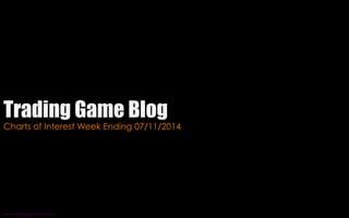 Trading Game Blog 
Charts of Interest Week Ending 07/11/2014 
www.tradinggame.com.au 
 