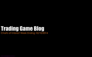 Trading Game Blog 
Charts of Interest Week Ending 10/10/2014 
www.tradinggame.com.au 
 