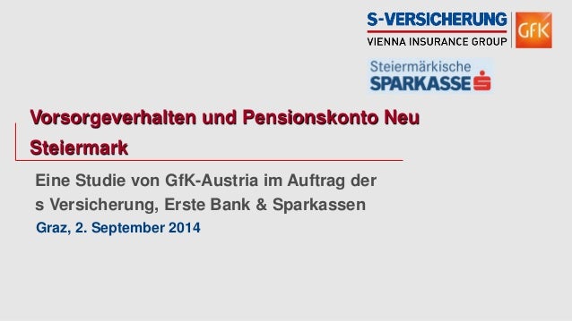 Vorsorgestudie 2014 Fur Die Steiermark