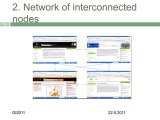 Charvat ppt gi2011_the pyramid or spider network_final Slide 13