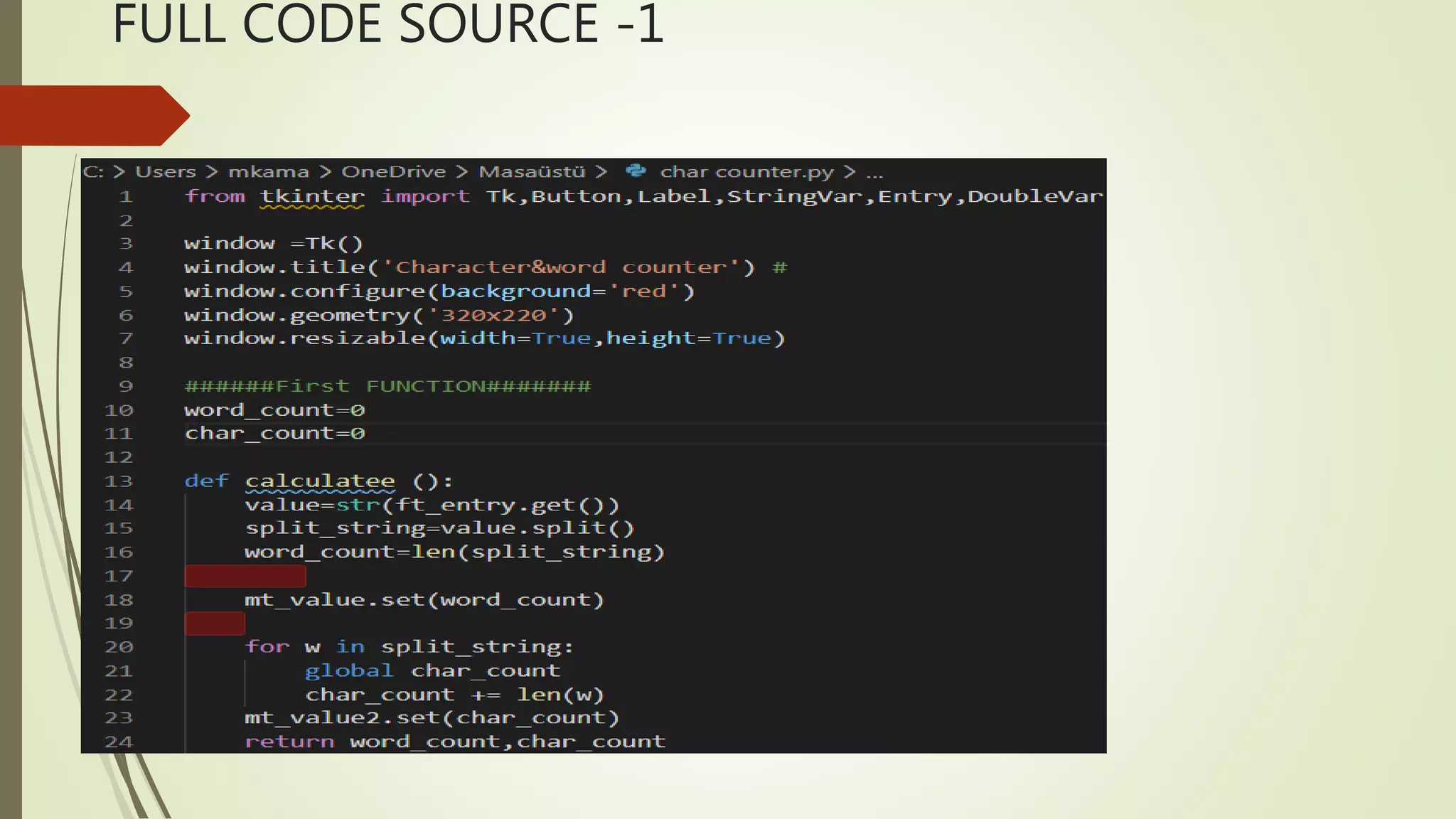 FULL CODE SOURCE -1 