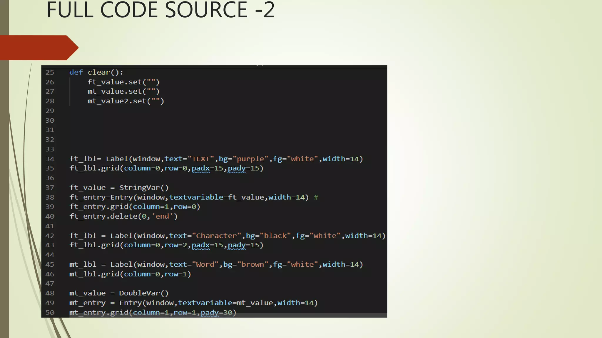 FULL CODE SOURCE -2 