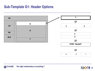 Sub-Template G1: Header Options or or or or 