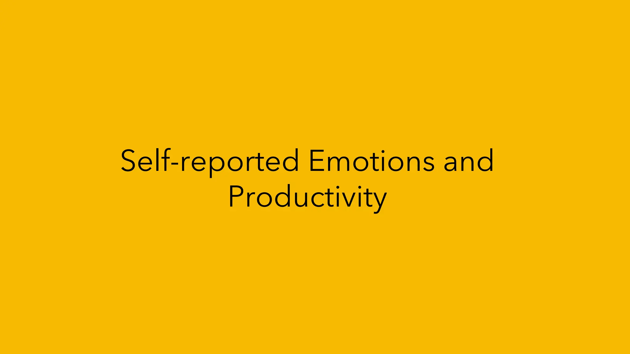 A Journey Into the Emotions of Software Developers | PPT