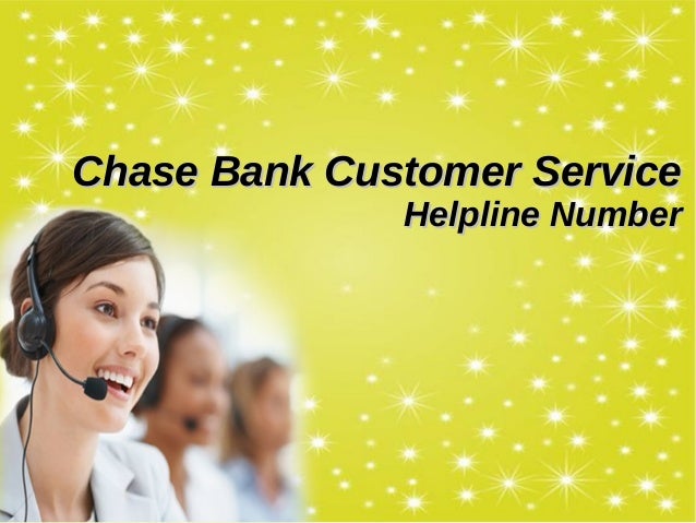 chase bank customer service center