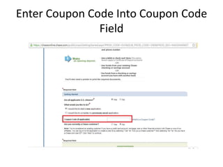 Chase coupon codes | PPT