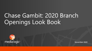 Chase Gambit: 2020 Branch Openings Look Book