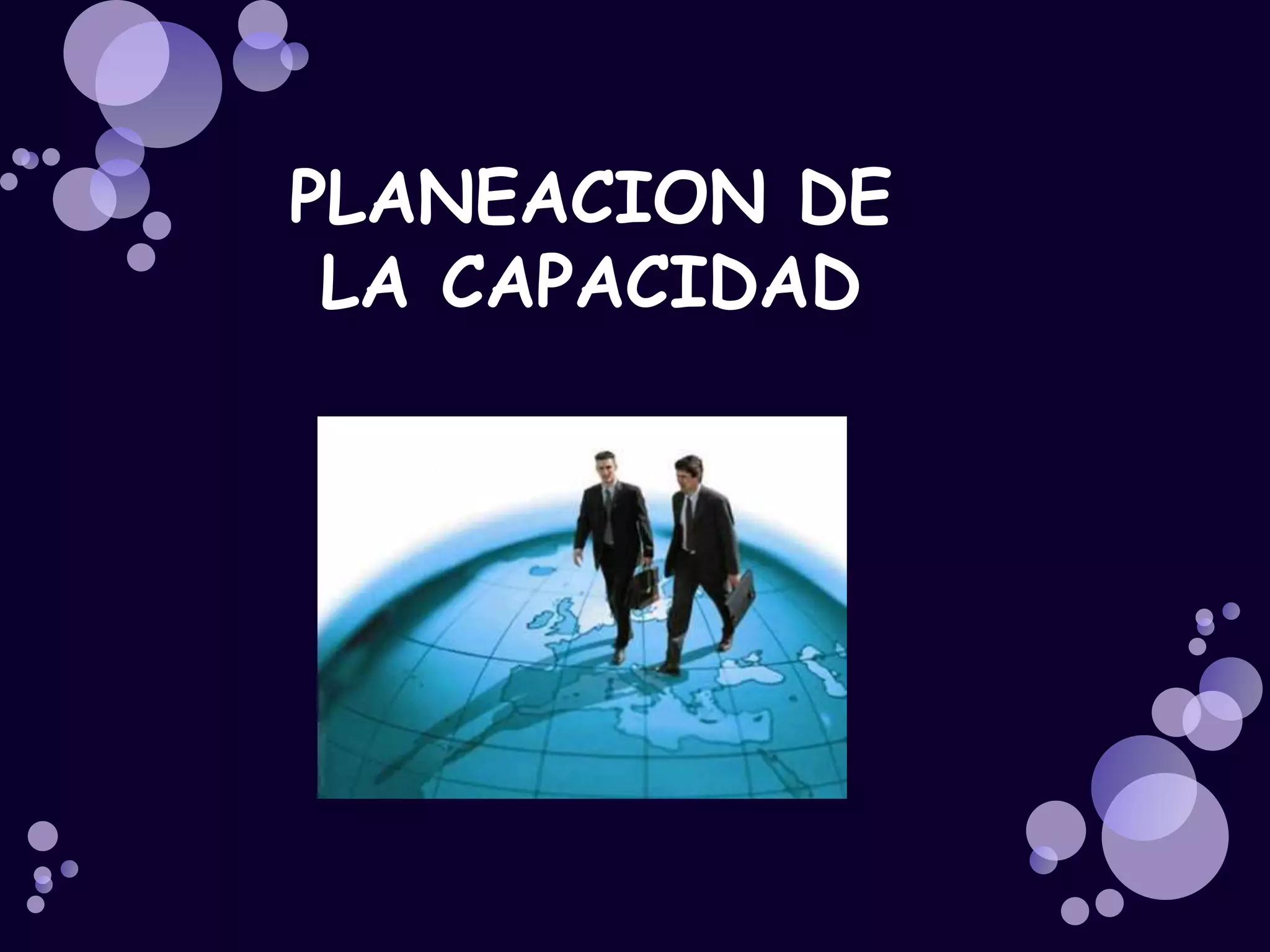Chase planeación de la capacidad | PPTX