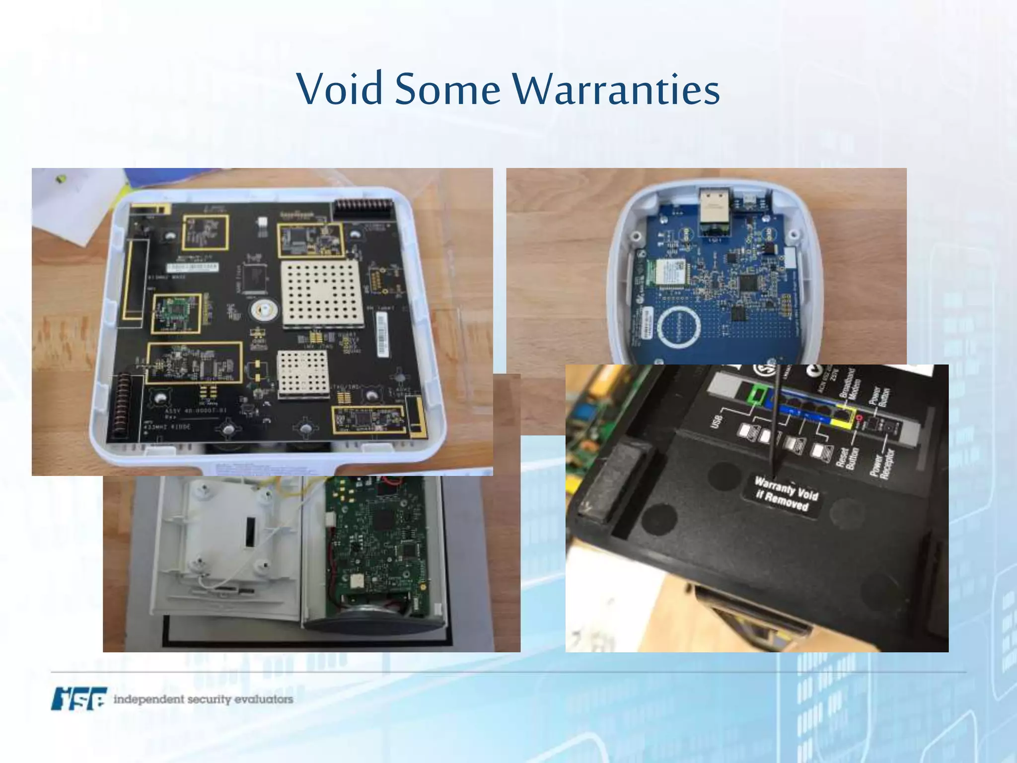 VoidSome Warranties
 