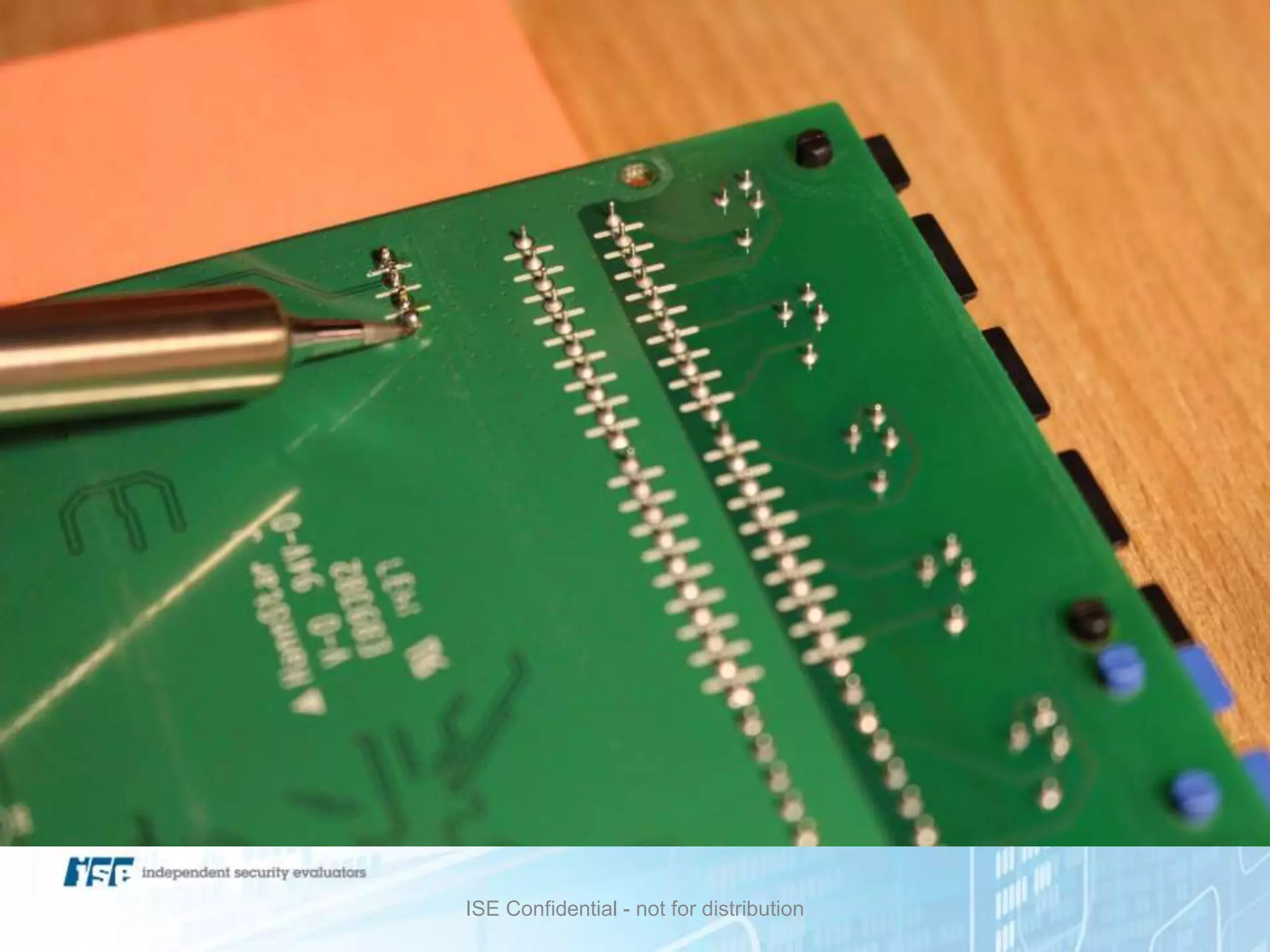 ISE Confidential - not for distribution
 