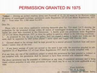 PERMISSION GRANTED IN 1975
 