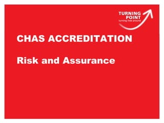 New Internal Quality Assessment Tool (IQAT) Methodology  Risk and Assurance September 2010 CHAS ACCREDITATION Risk and Assurance 