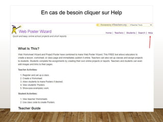 En cas de besoin cliquer sur Help
 