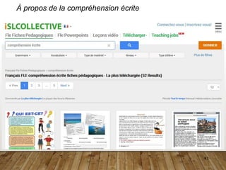 43
À propos de la compréhension écrite
 